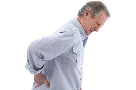 Man with back pain