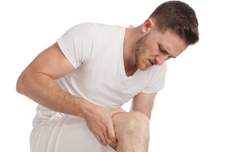 Man with Back of Knee Pain