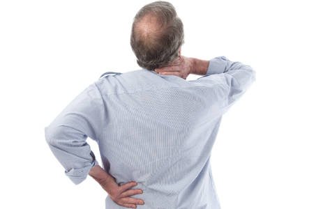 Man with back pain
