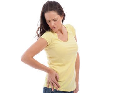 Woman with Hip Joint Pain