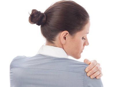 Woman with Shoulder Impingment Syndrome