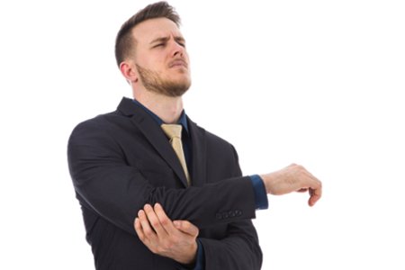 Man with Tennis Elbow