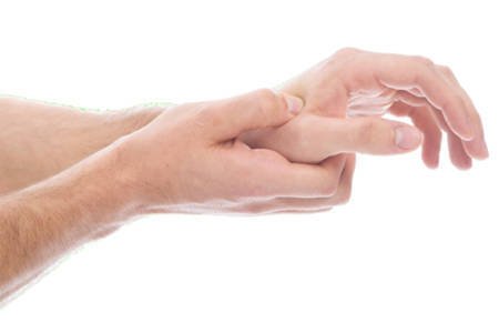 Woman with Thumb Basal Joint Pain